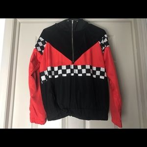 Racer windbreaker